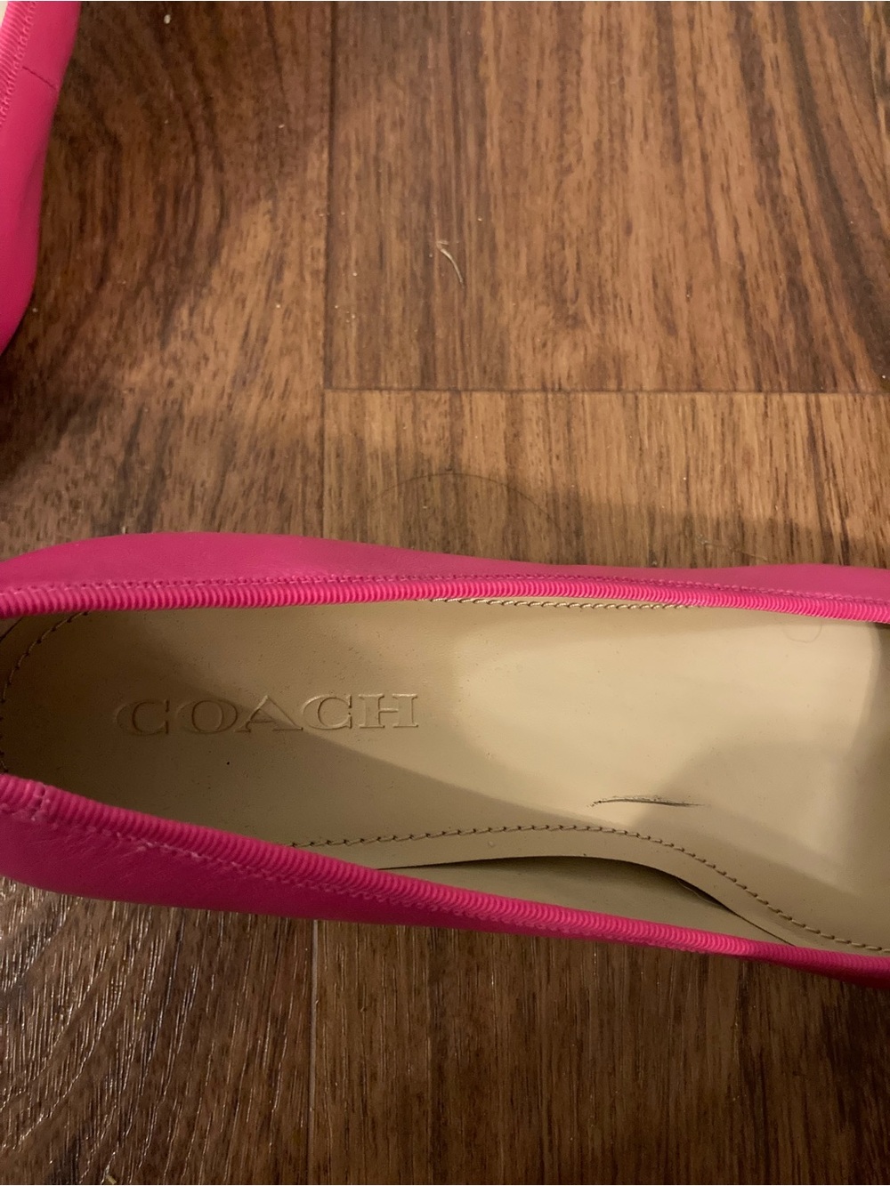 Coach Pink Ava Ballet Pump - Picture 4 of 8
